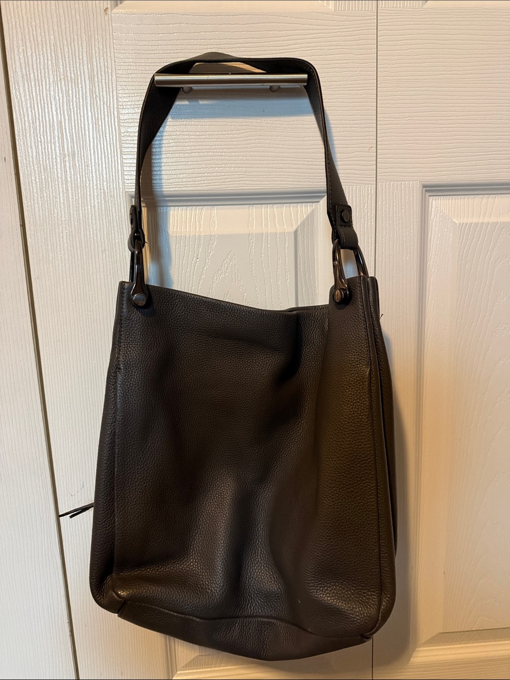 Vince Camuto Black Leather Shoulder Bag